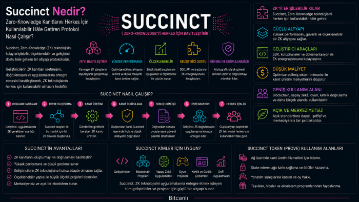 Succinct Nedir? Zero-Knowledge Kanıtlarını Herkes İçin Kullanılabilir Hâle Getiren Protokol Nasıl Çalışır?